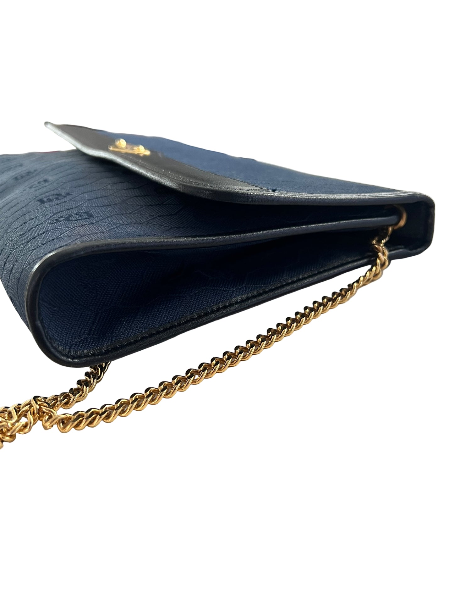 Dior Vintage Navy Trotter Shoulder Bag
