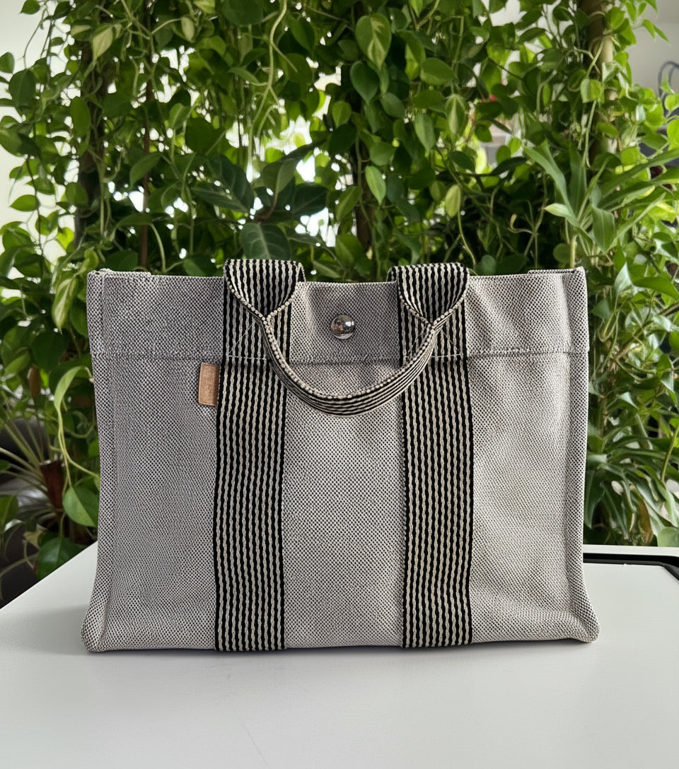 Hermes Canvas Fourre Tote