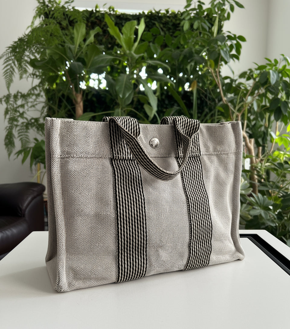 Hermes Canvas Fourre Tote