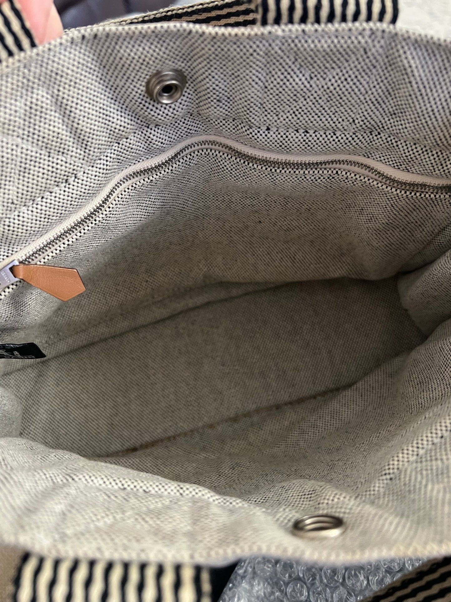 Hermes Canvas Fourre Tote