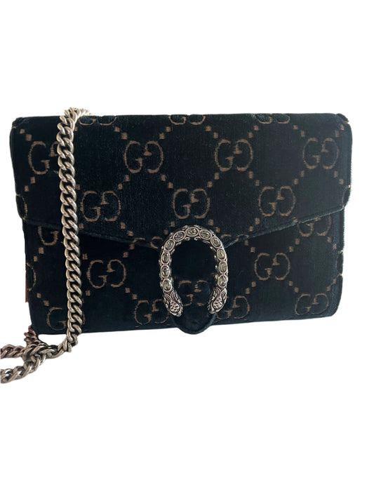 Gucci Velvet Dionysus Wallet on Chain