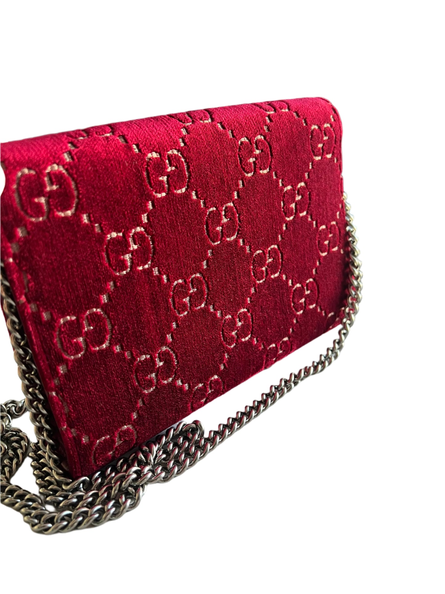 Gucci Velvet Dionysus Wallet on Chain