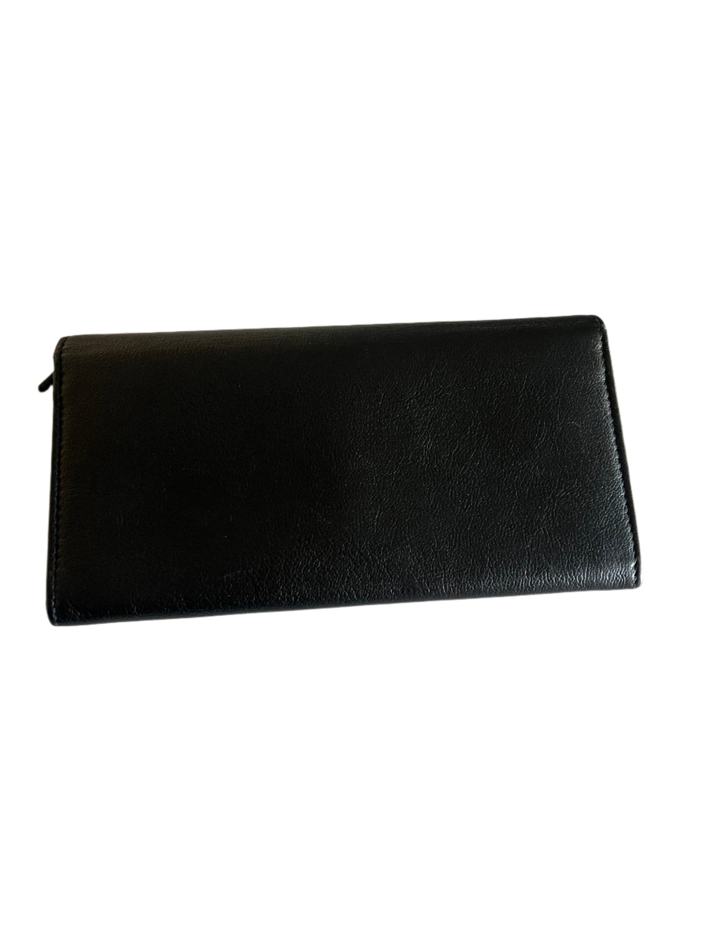 YSL Black Leather Wallet