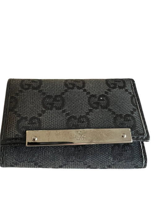 Gucci Canvas Black Key Holder