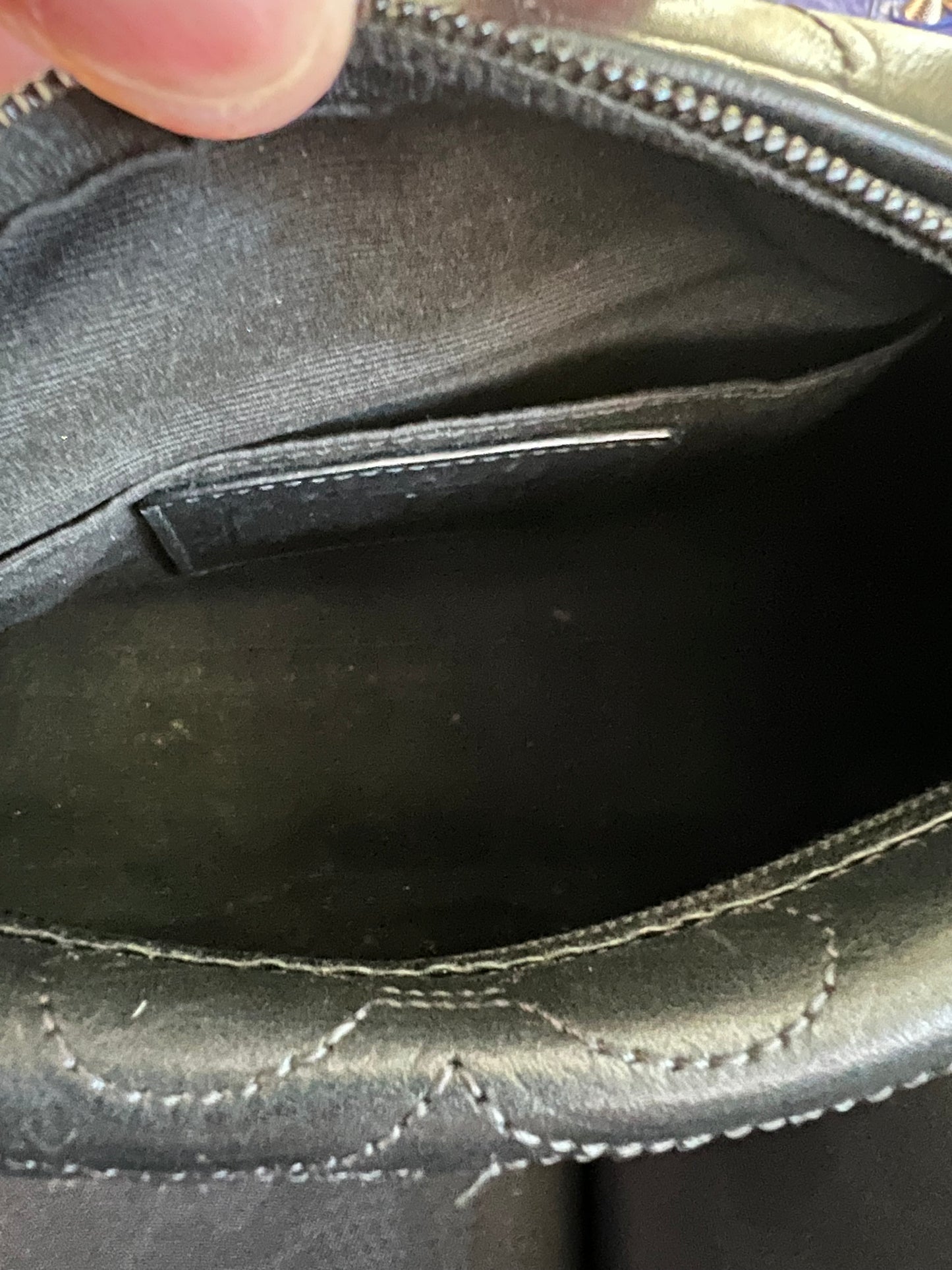 Coach Embossed Leather Mini Bag