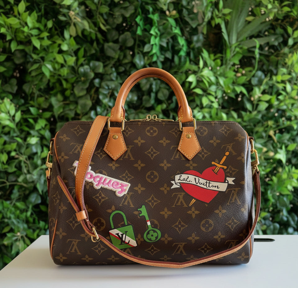 Louis Vuitton Patches Speedy Bando 30