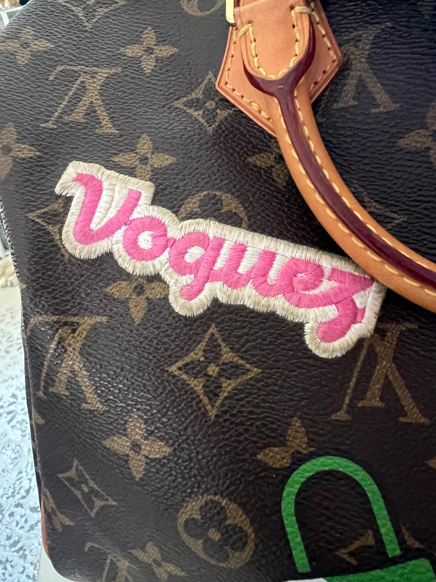 Louis Vuitton Patches Speedy Bando 30
