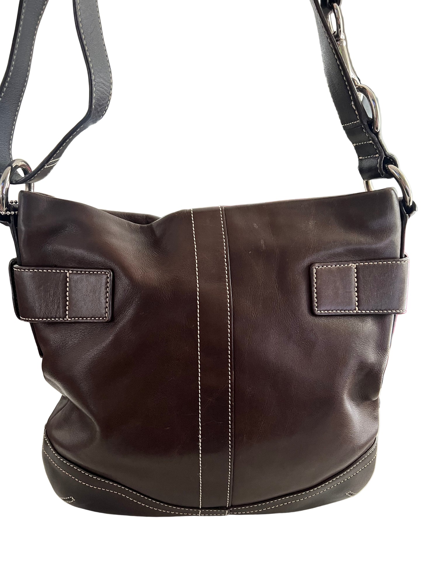 Coach Brown Leather Shoulder