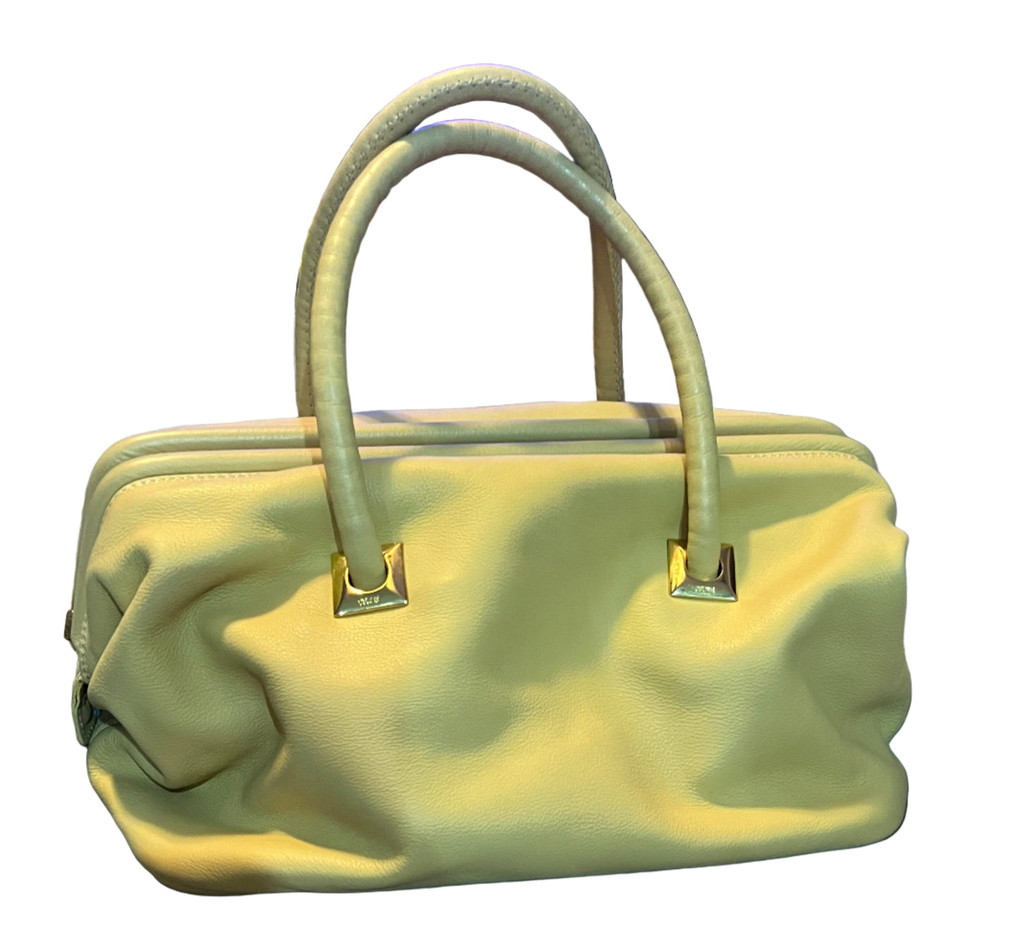 PREVIEW - DROP NEXT TIKTOK LIVE - Celine Vintage Pale Yellow Boston Bag