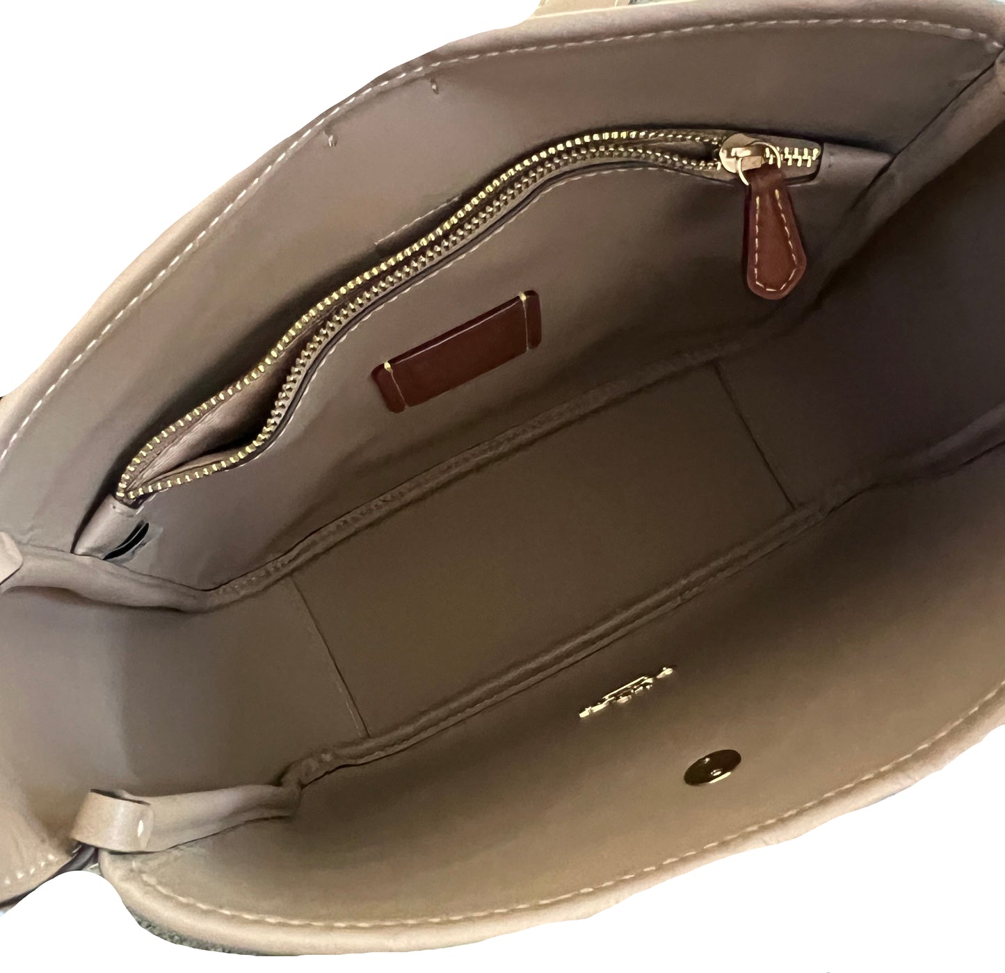 Coach Signature Canvas and Leather Hadley Convertible Bag