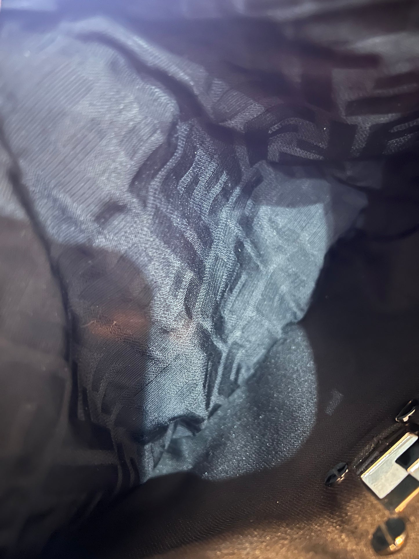 Fendi Black Zucca Shoulder Bag