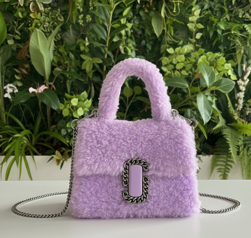 Marc Jacobs Teddy Purple St.Marc Mini Bag