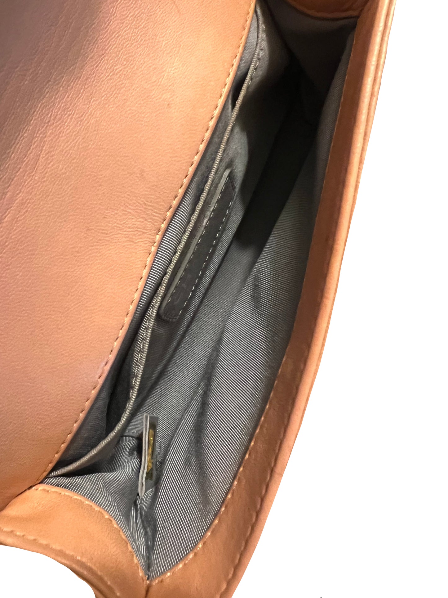 Chanel Sting Ray Pink Nude Boy Bag