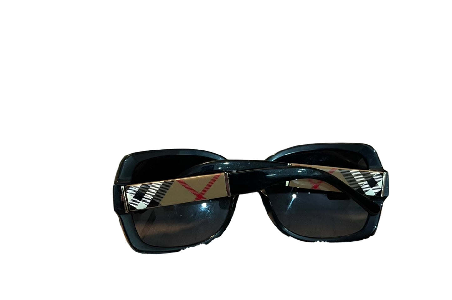 Burberry Black Nova Check Sunglasses