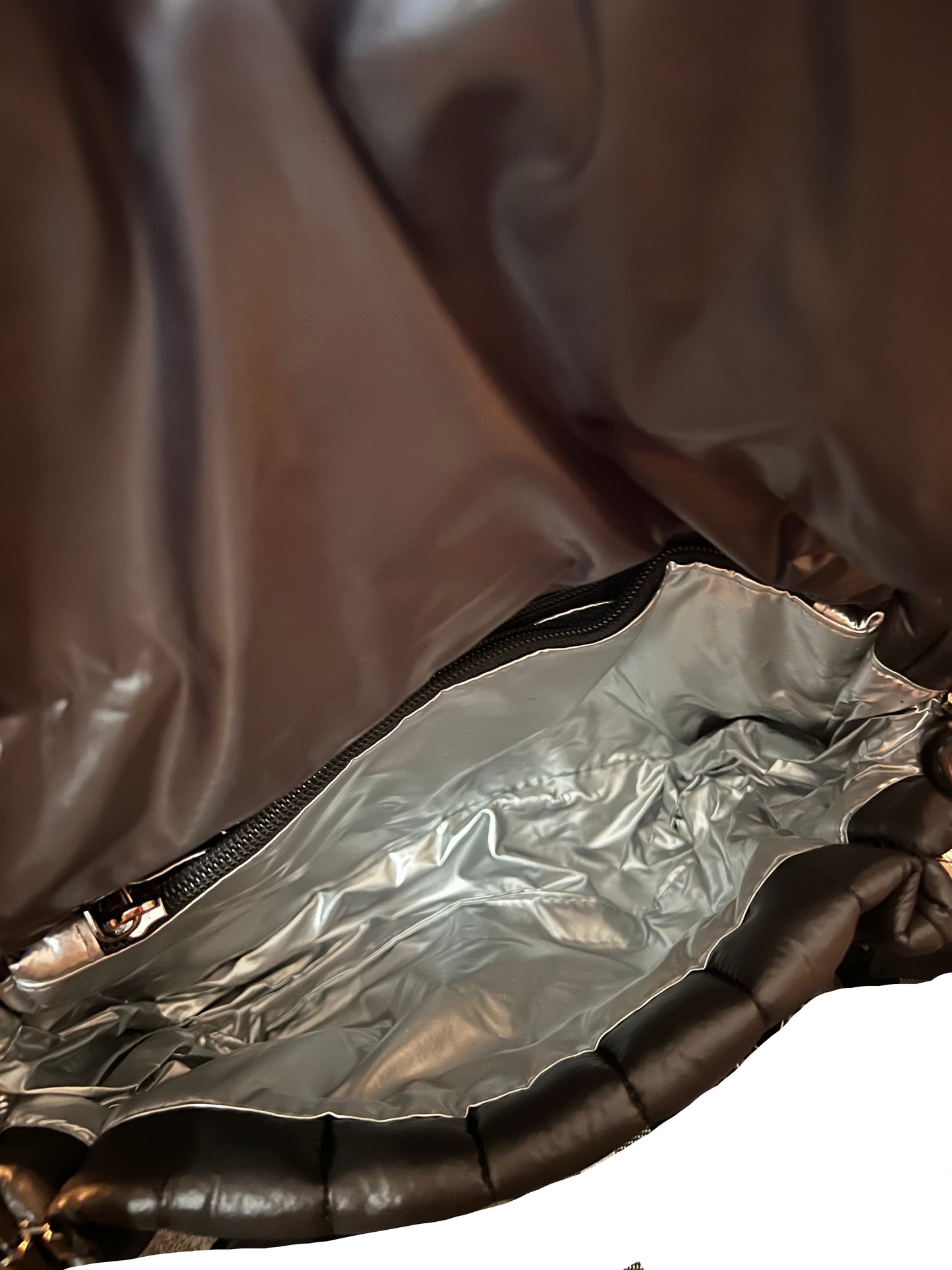 Think Royln Nylon Gunmetal Bag