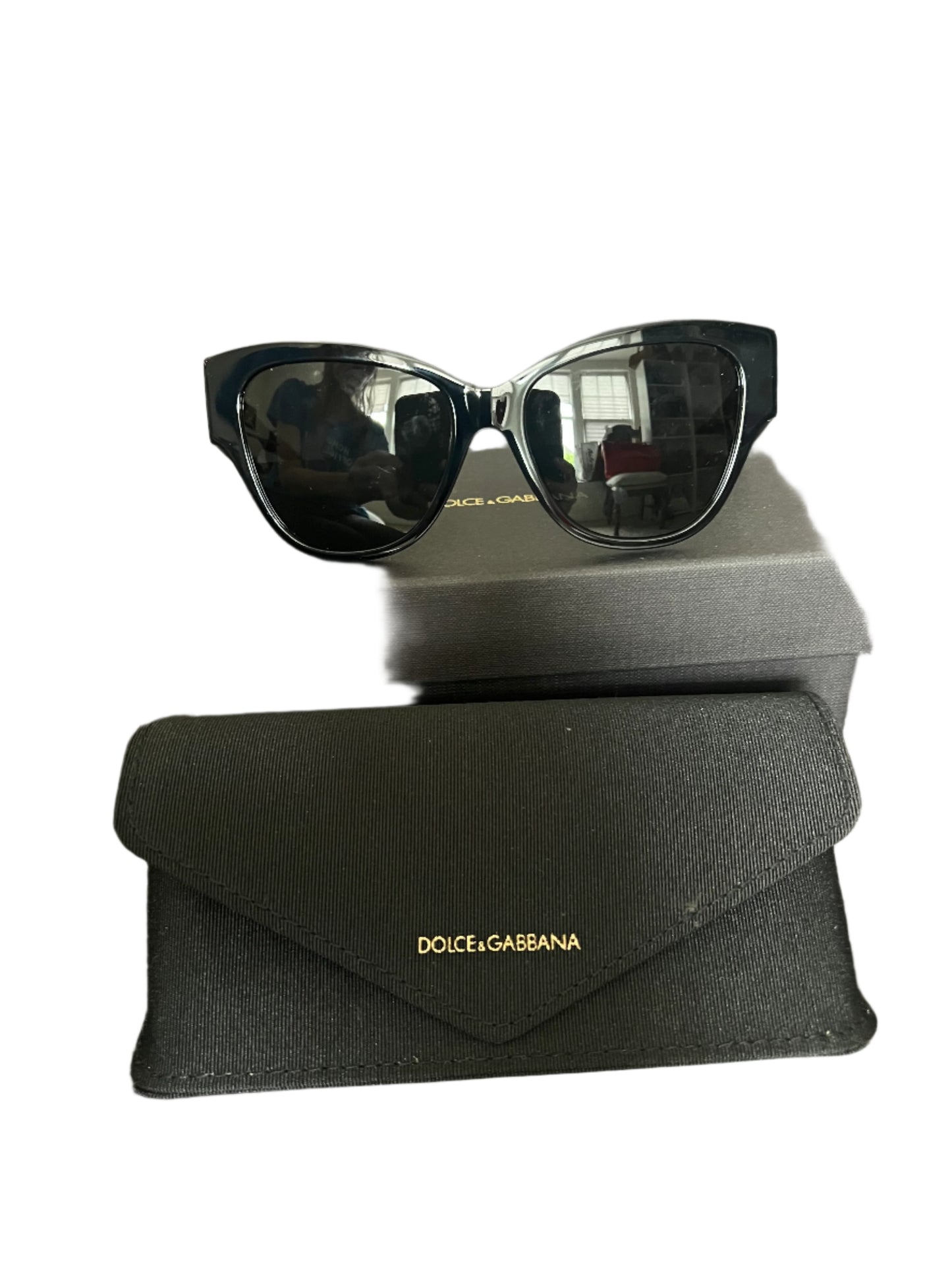 Dolce & Gabana Black Logo Sunglasses