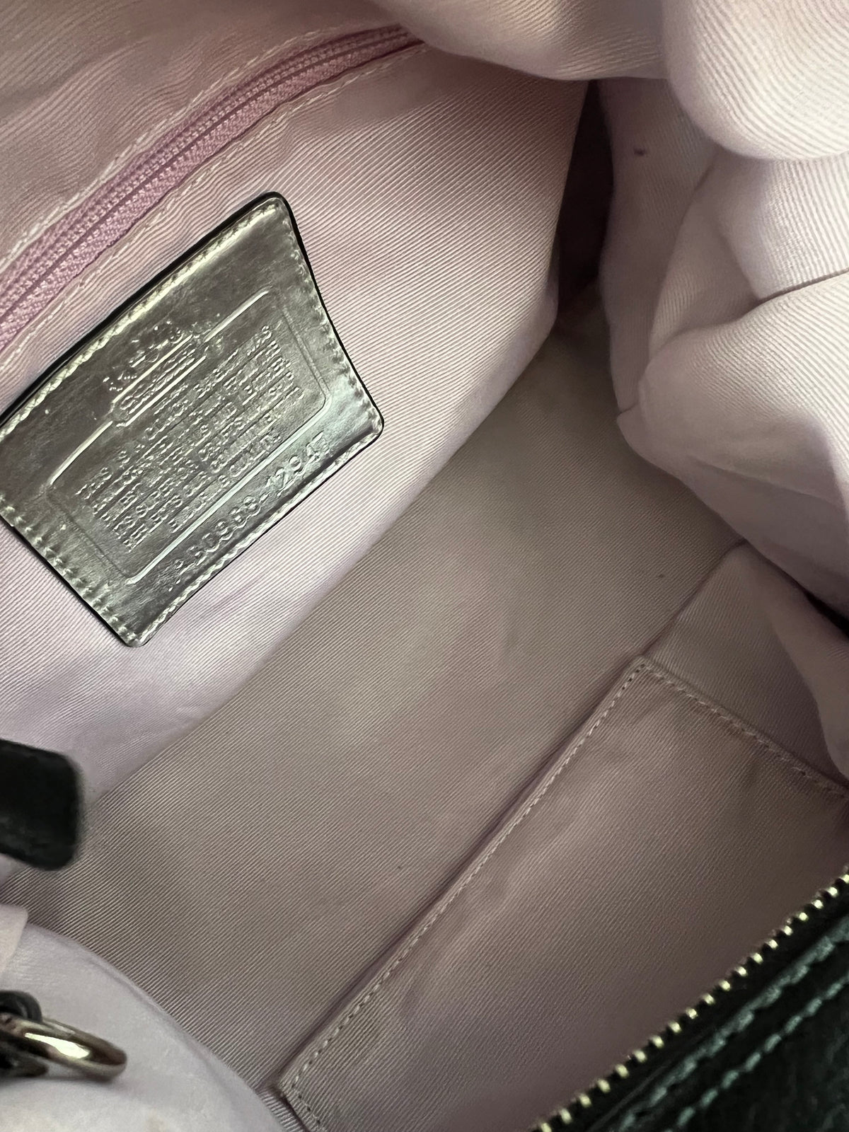Coach Black and Gray Madison Satchel