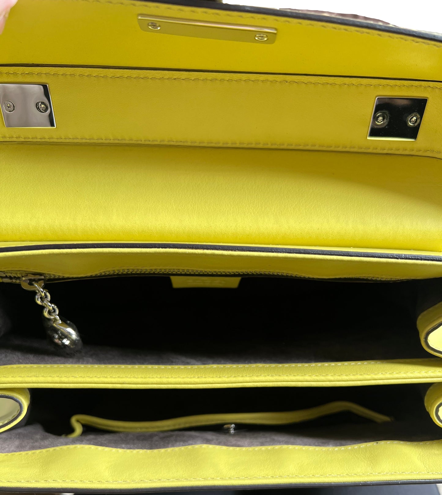 Gucci Yellow Lady Lock Bamboo