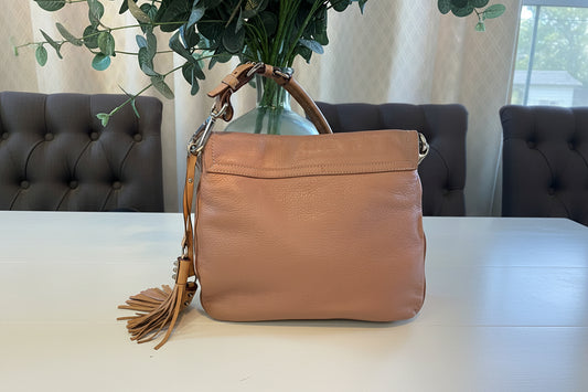 Prada Nude Pink Tassel Shoulder Bag