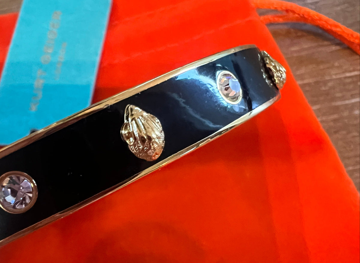 Kurt Geiger Black Gold Bangle