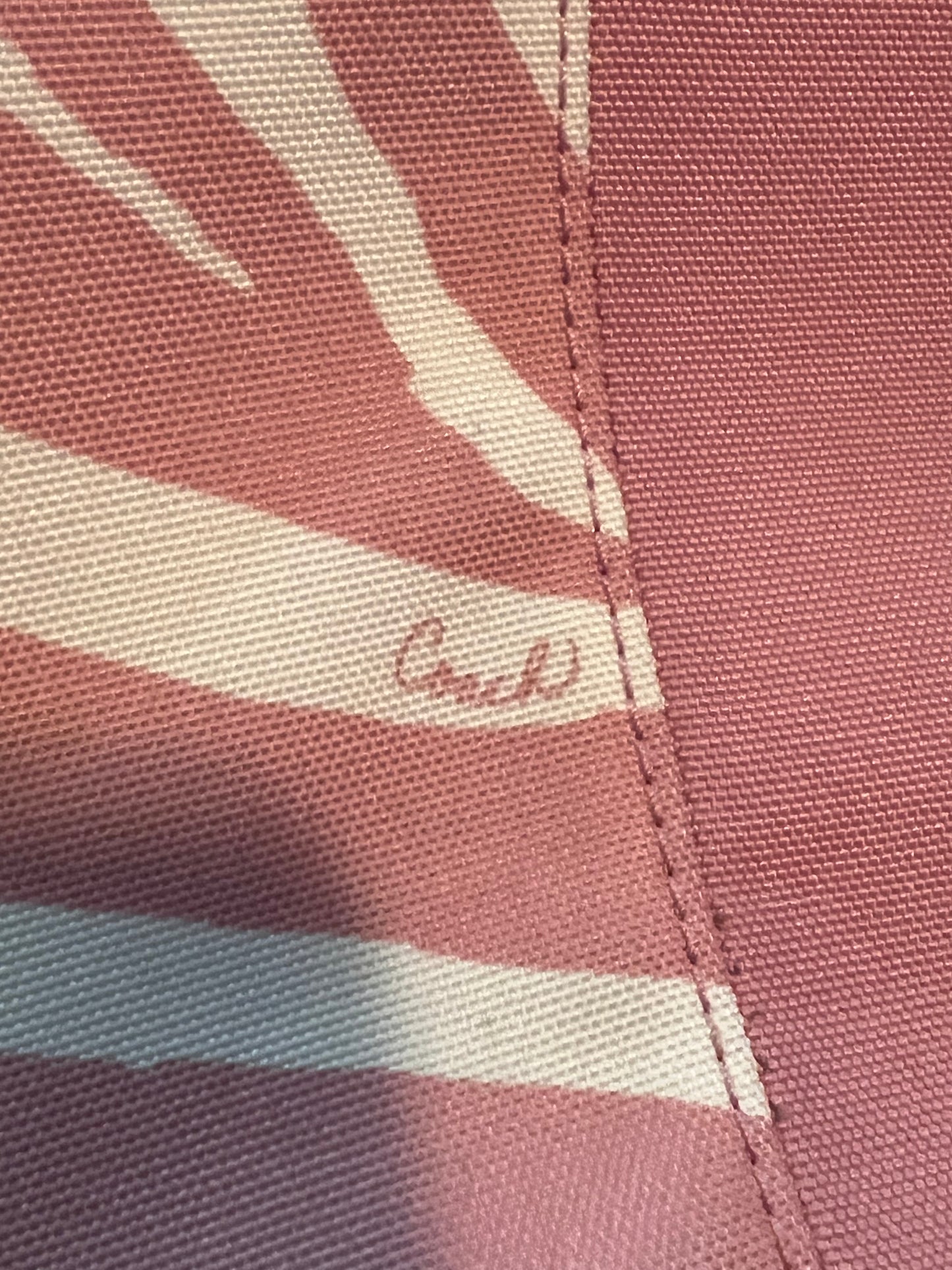 Coach Pink Zebra Tote