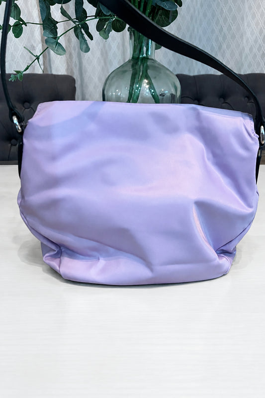 Marc Jacobs Purple Nylon Messenger Crossbody