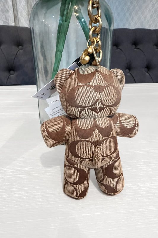 Coach Signature Bear Bag Charm