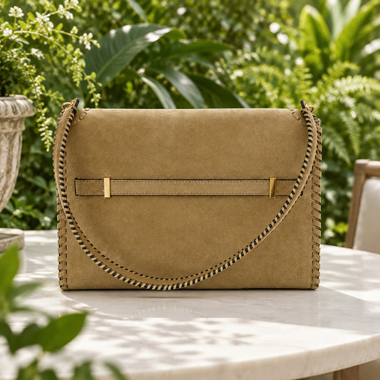 Tory Burch Suede Radziwill Shoulder Bag