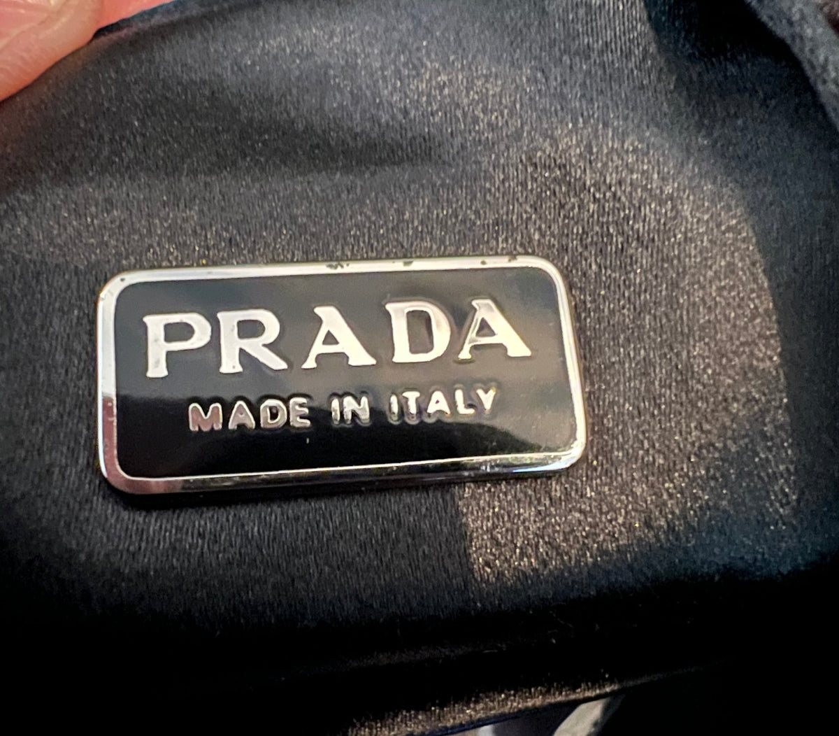 Prada Brown Velvet Mini Bag