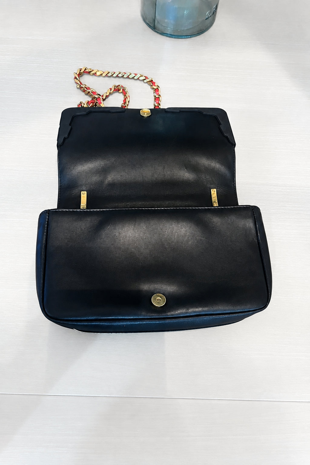 Burberry Lola Shoulder Bag Check Canvas with Leather and Suede