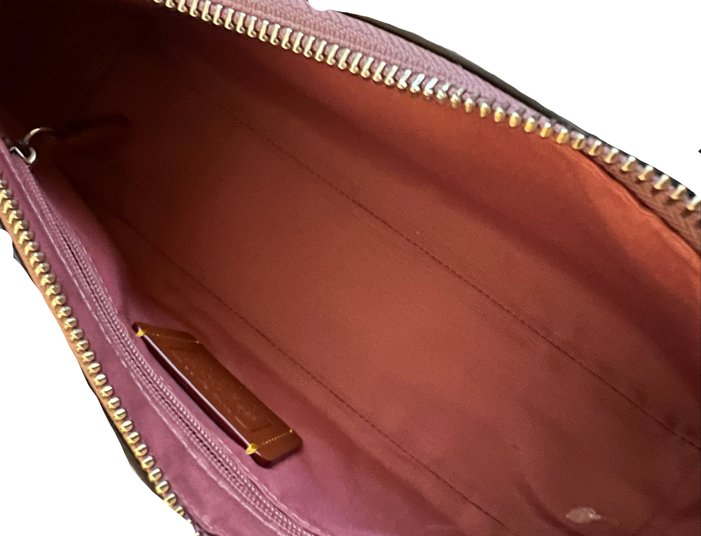 Coach Pink Signature Canvas Charlotte Bag