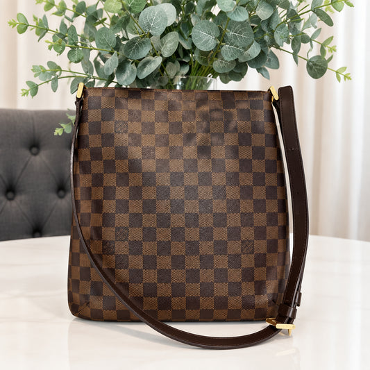 Louis Vuitton Damier Ebene Mussette GM