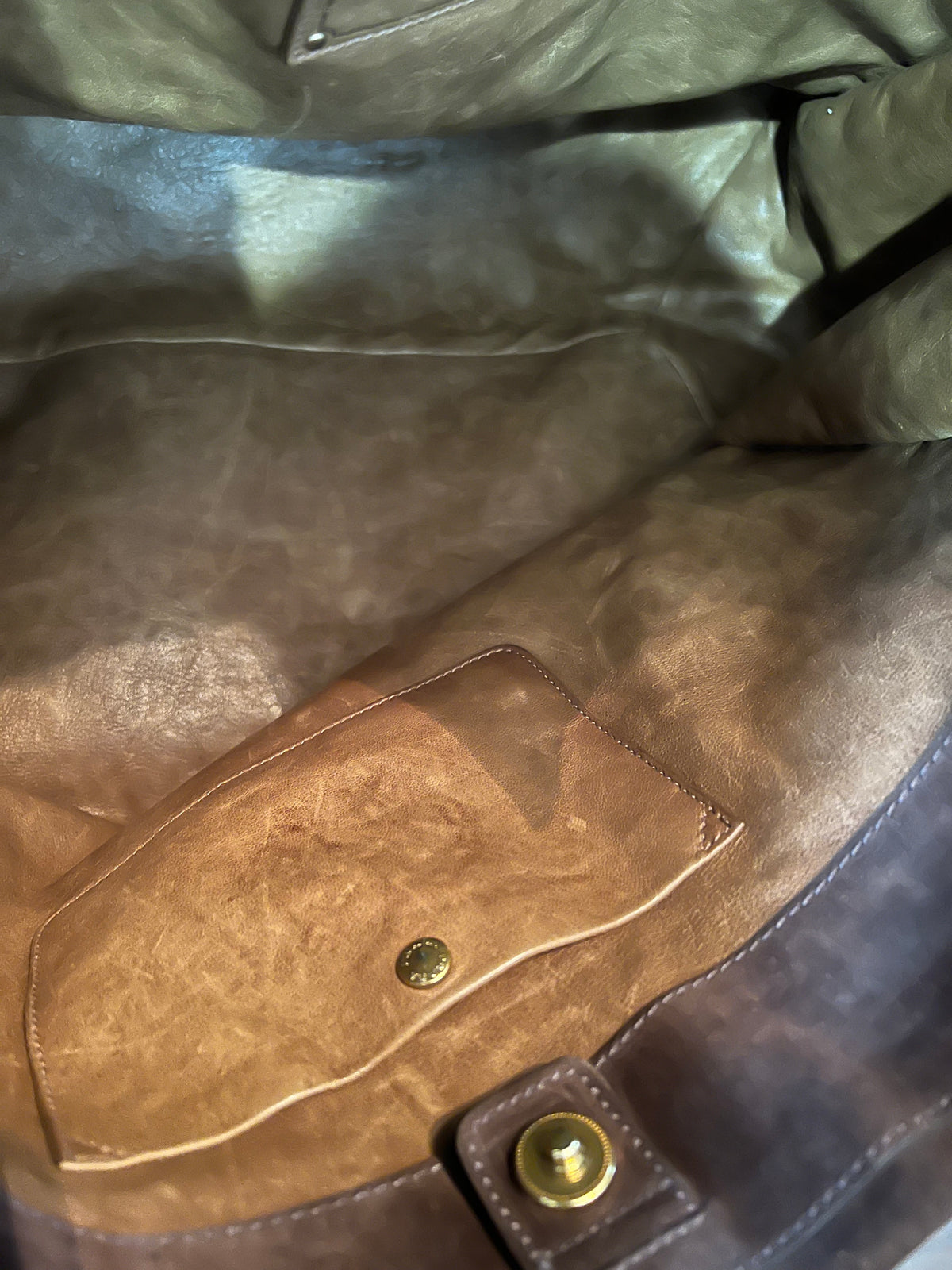 Prada Nappa Aviator Suede Tote