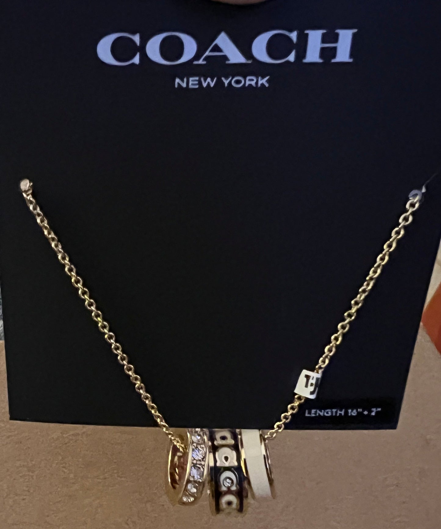 Coach Circle Necklace