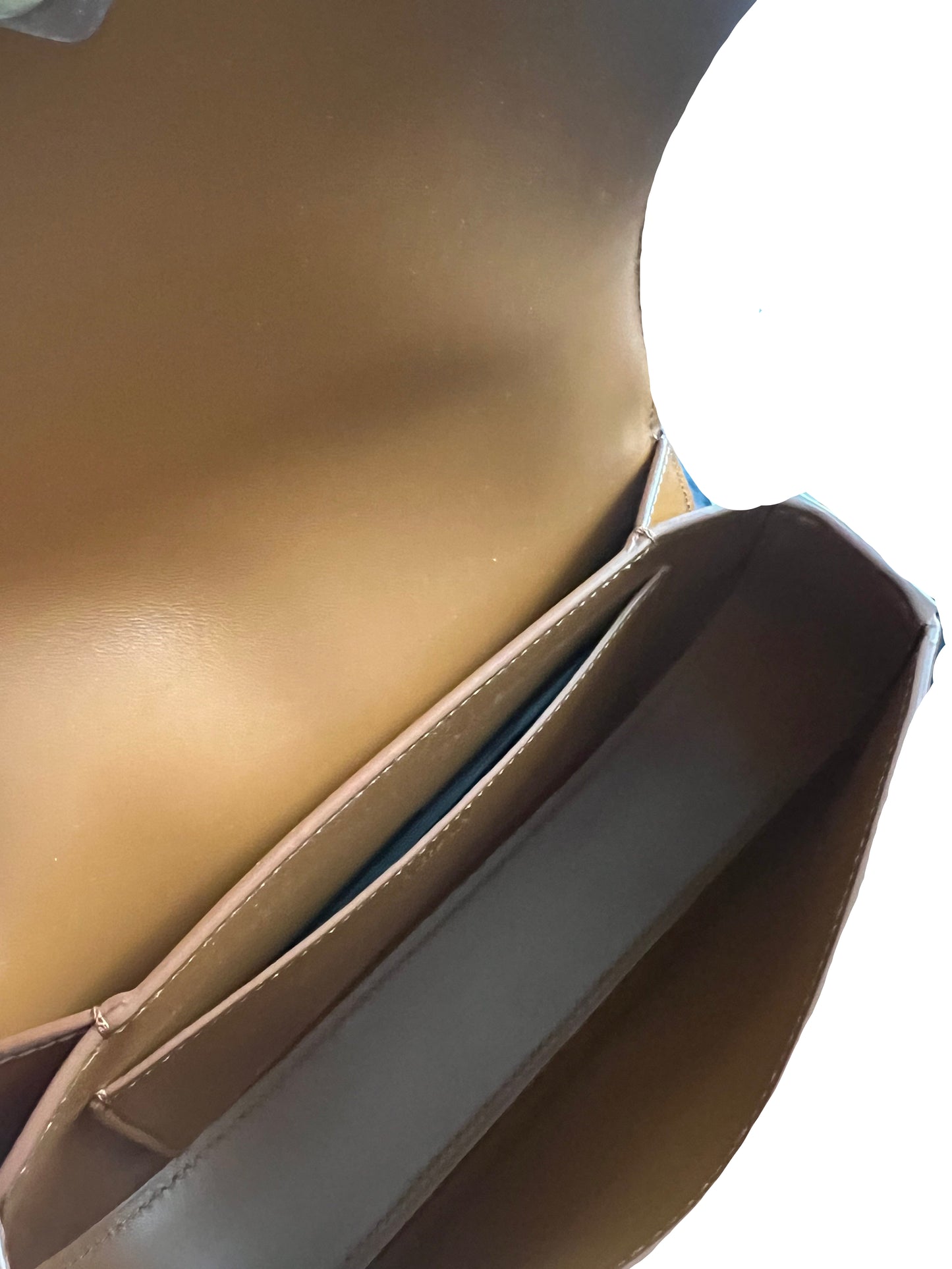 Versace Caramel Leather Greca Goddess Bag