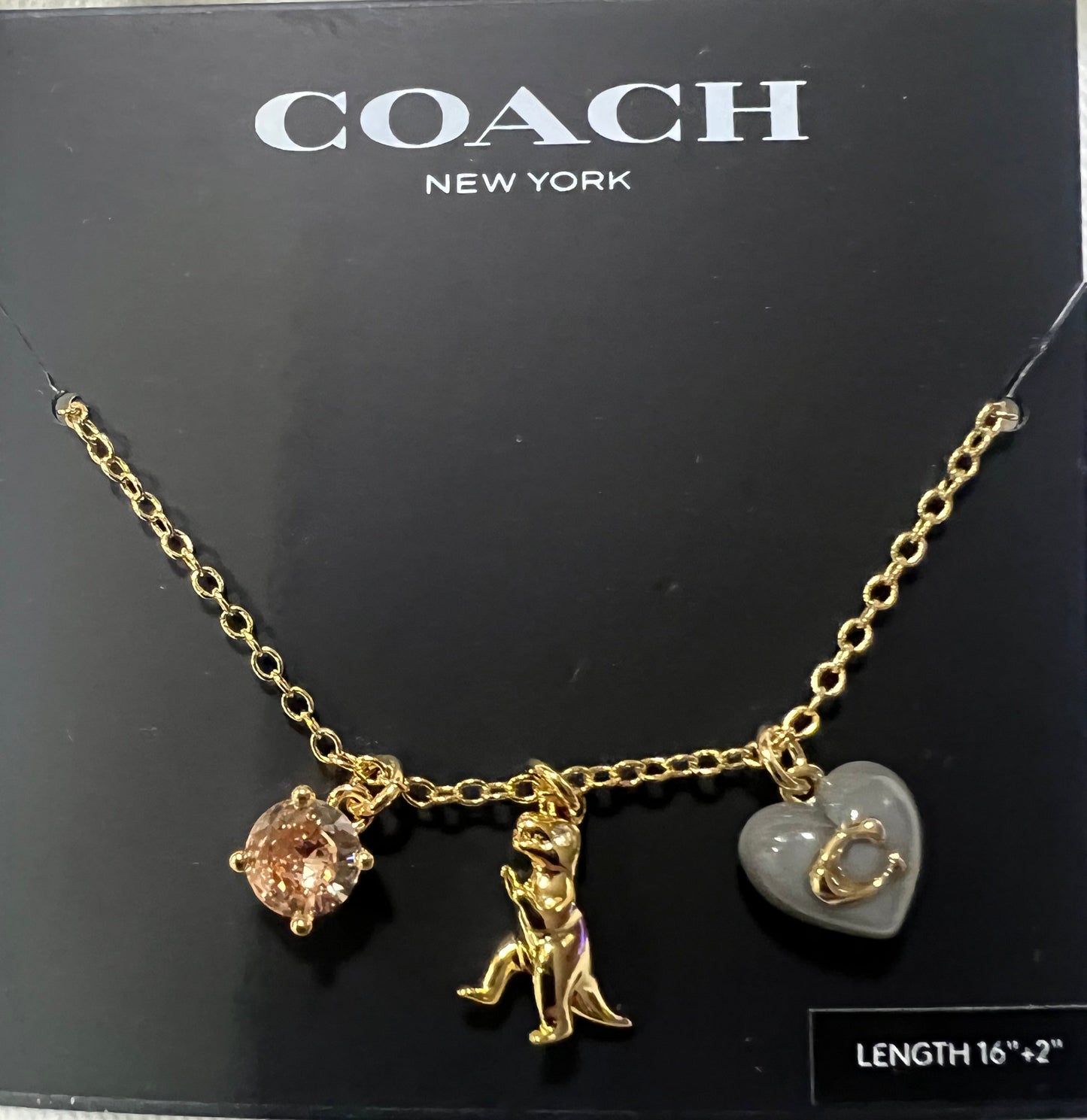 Coach Charm Necklace