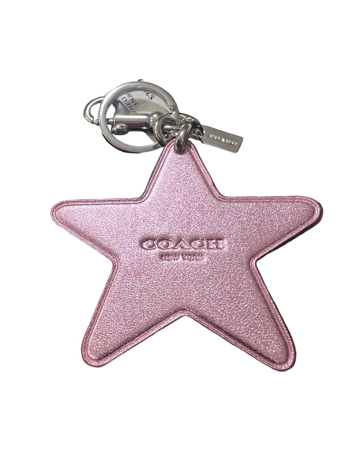 PREVIEW-DROP NEXT TIKTOK LIVE-Coach Leather Star Bag Charm
