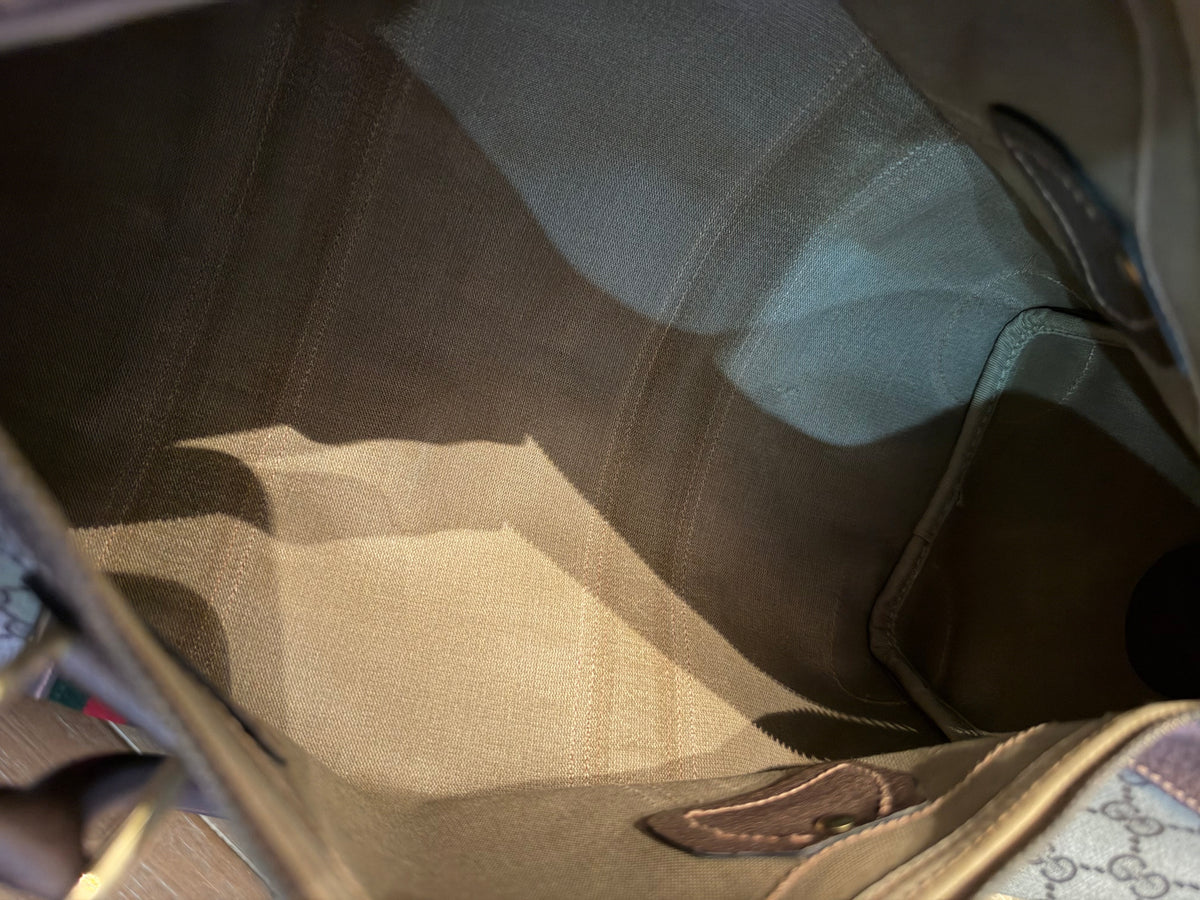 Gucci Vintage Monogram Boston Duffle Bag