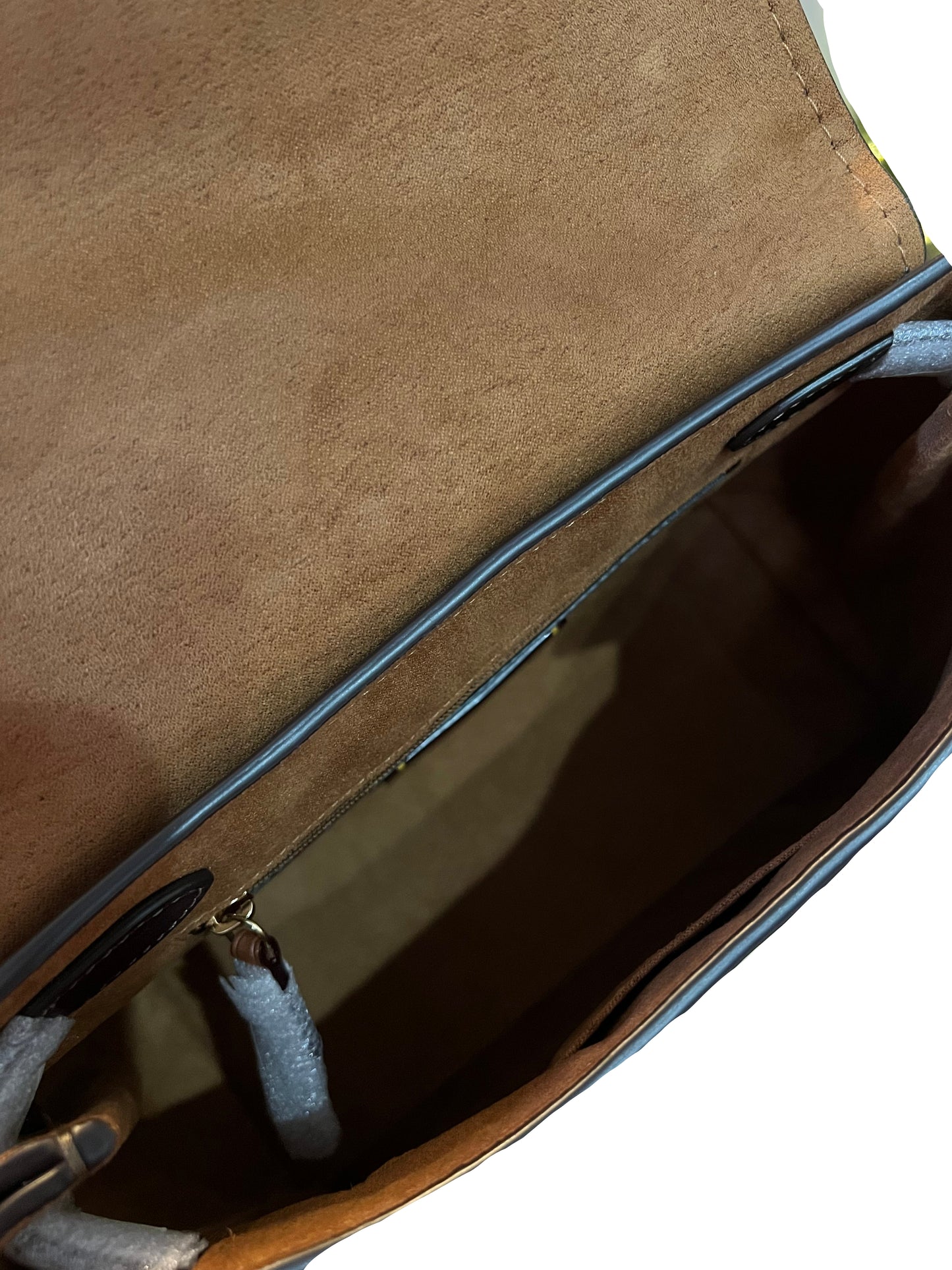 Coach Leather Top Handle Emory Espresso Brown