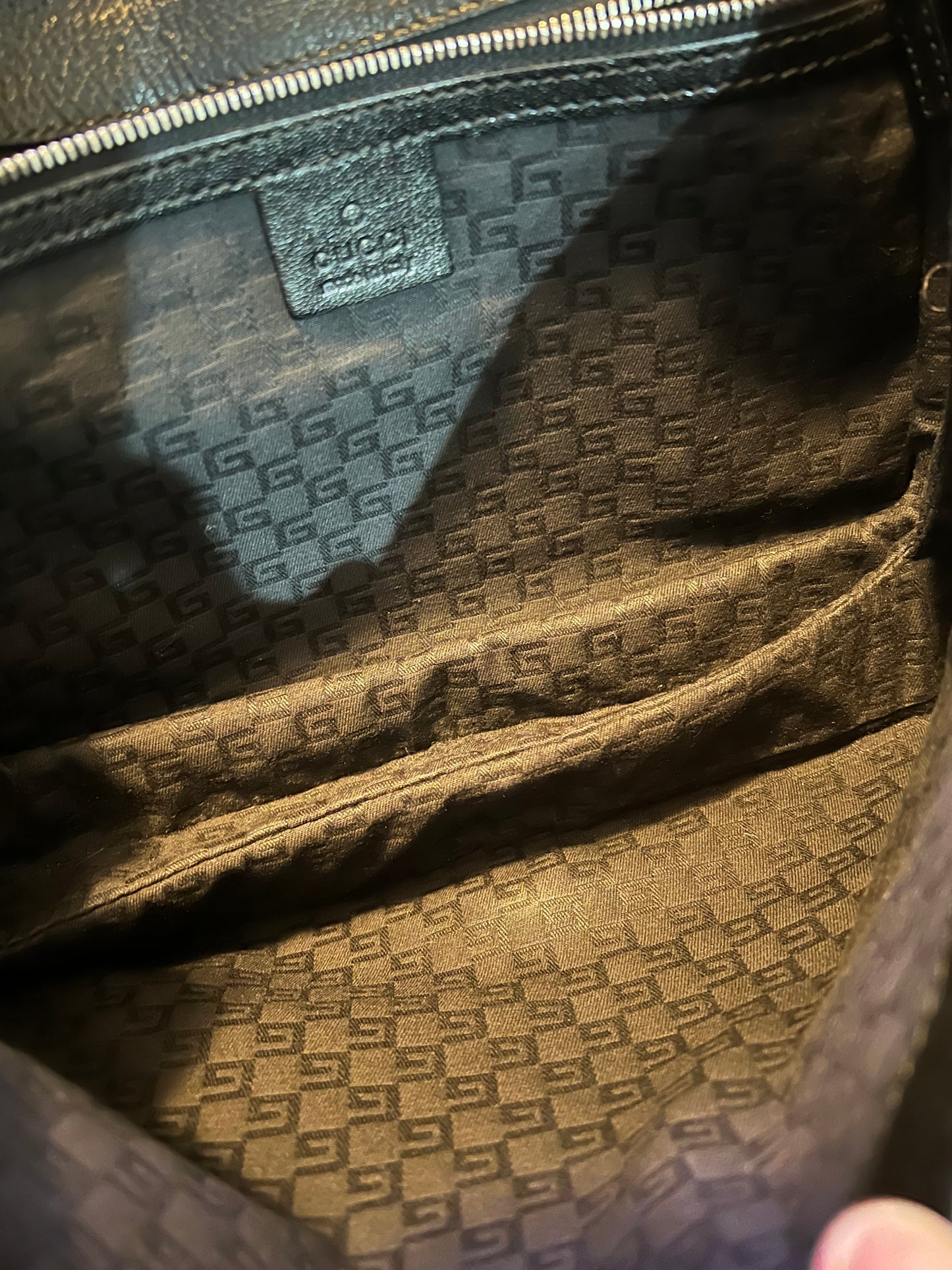 Gucci Velvet Blondie Web Flap Bag
