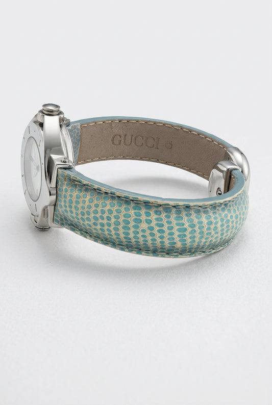 Gucci Vintage 6600 Silver Reversible Bracelet Watch