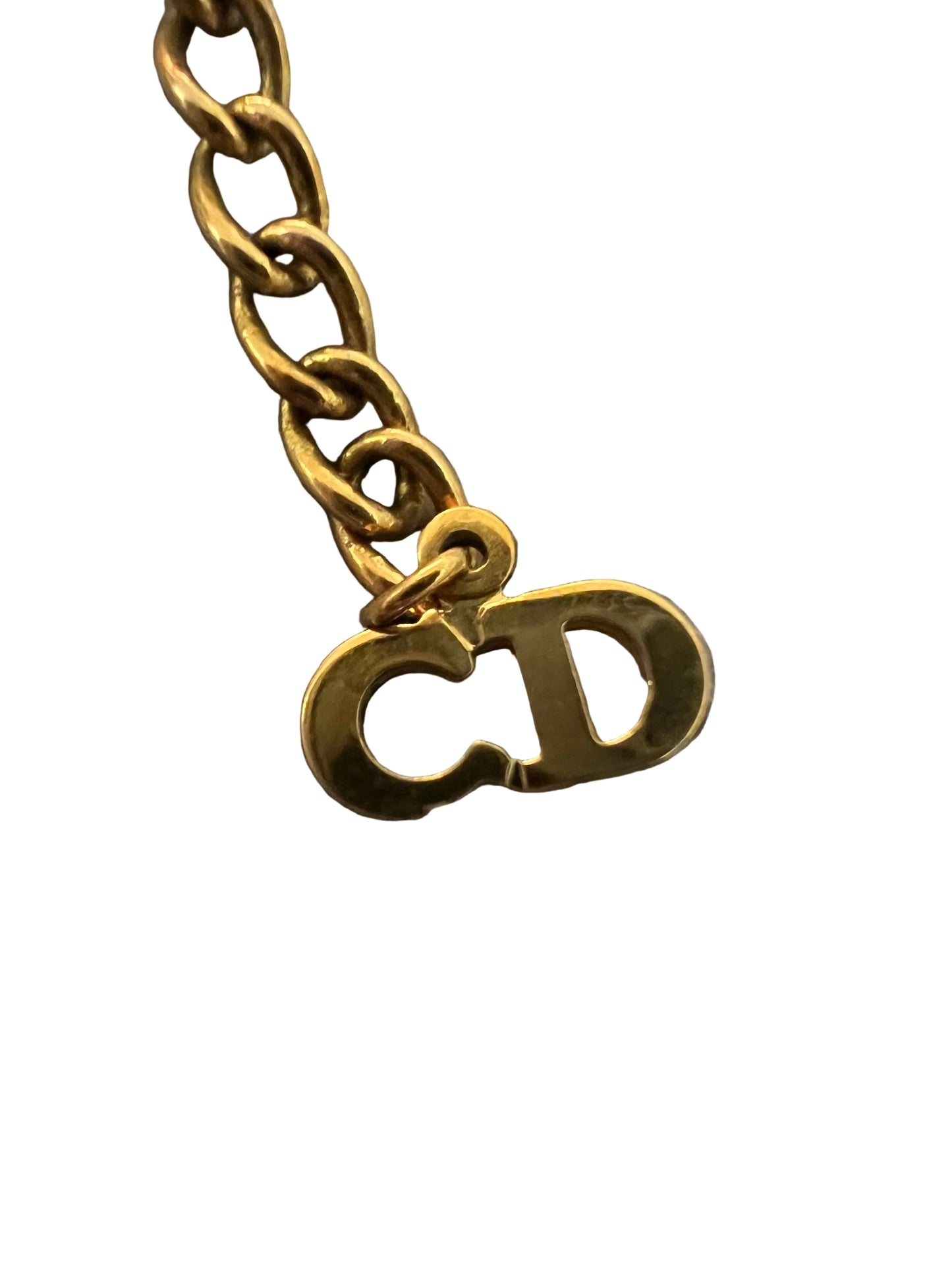 Dior Logo Charm Necklace