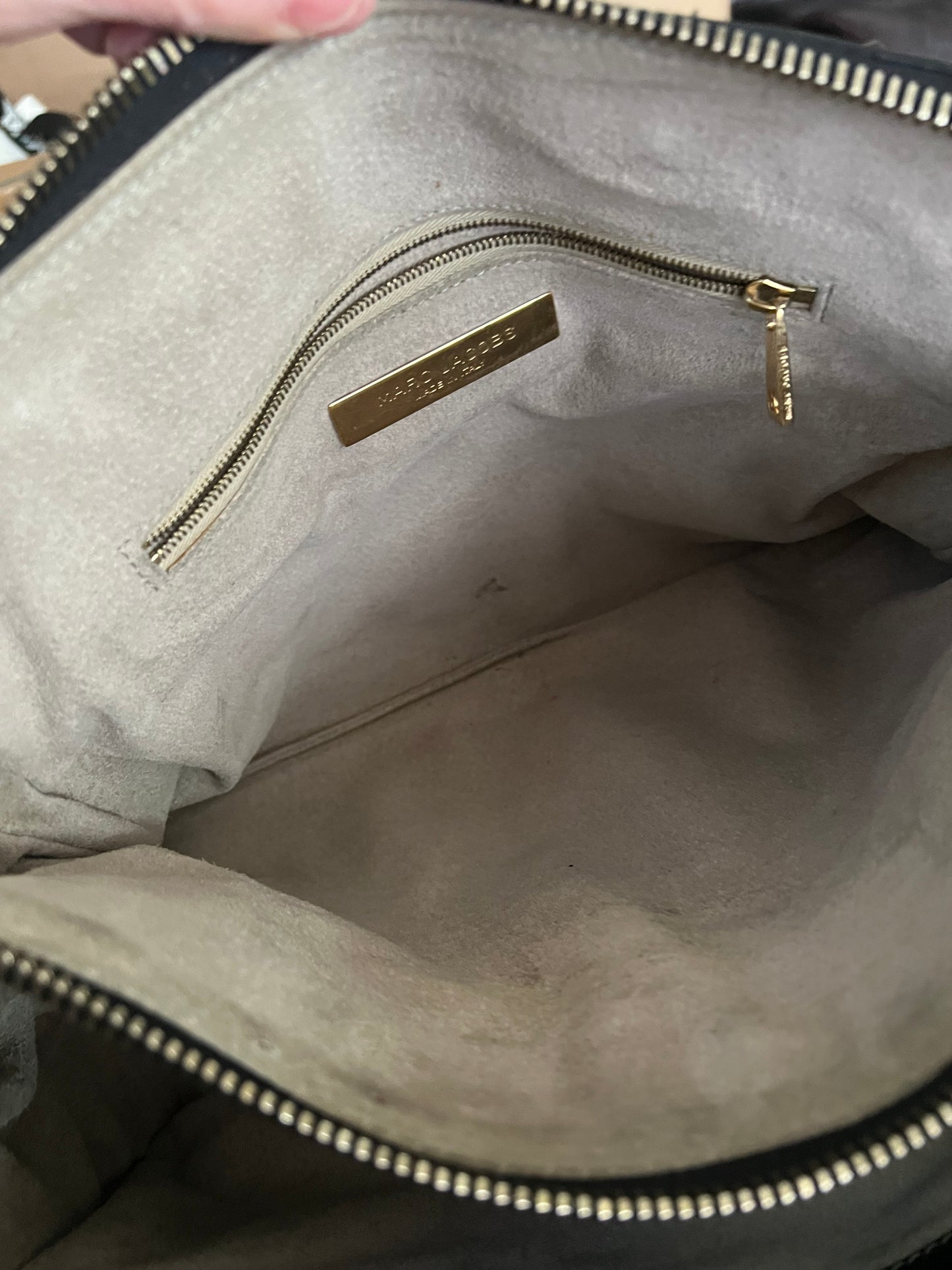 Marc Jacobs Black Leather Satchel