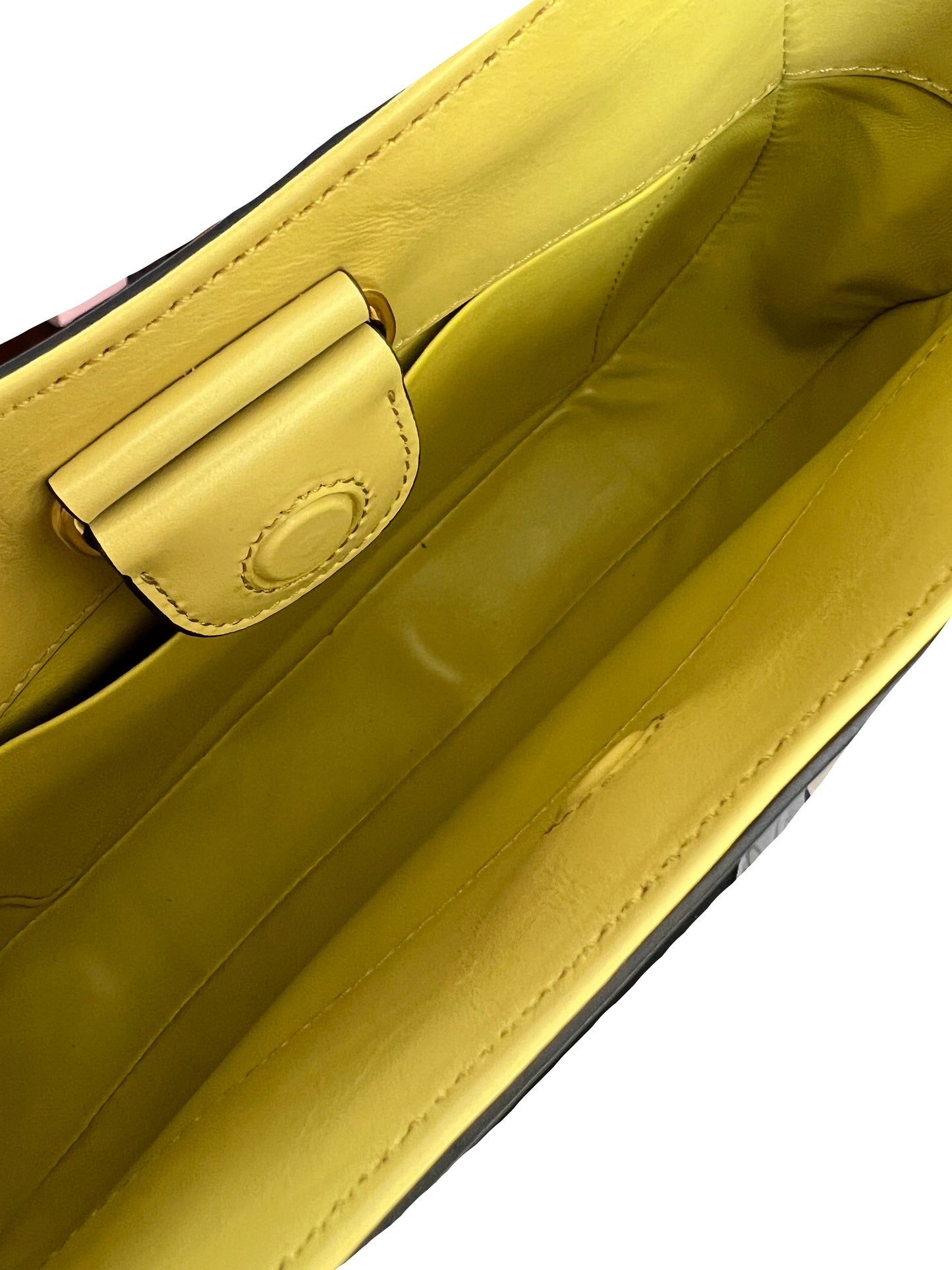 Prada Yellow Leather Cleo
