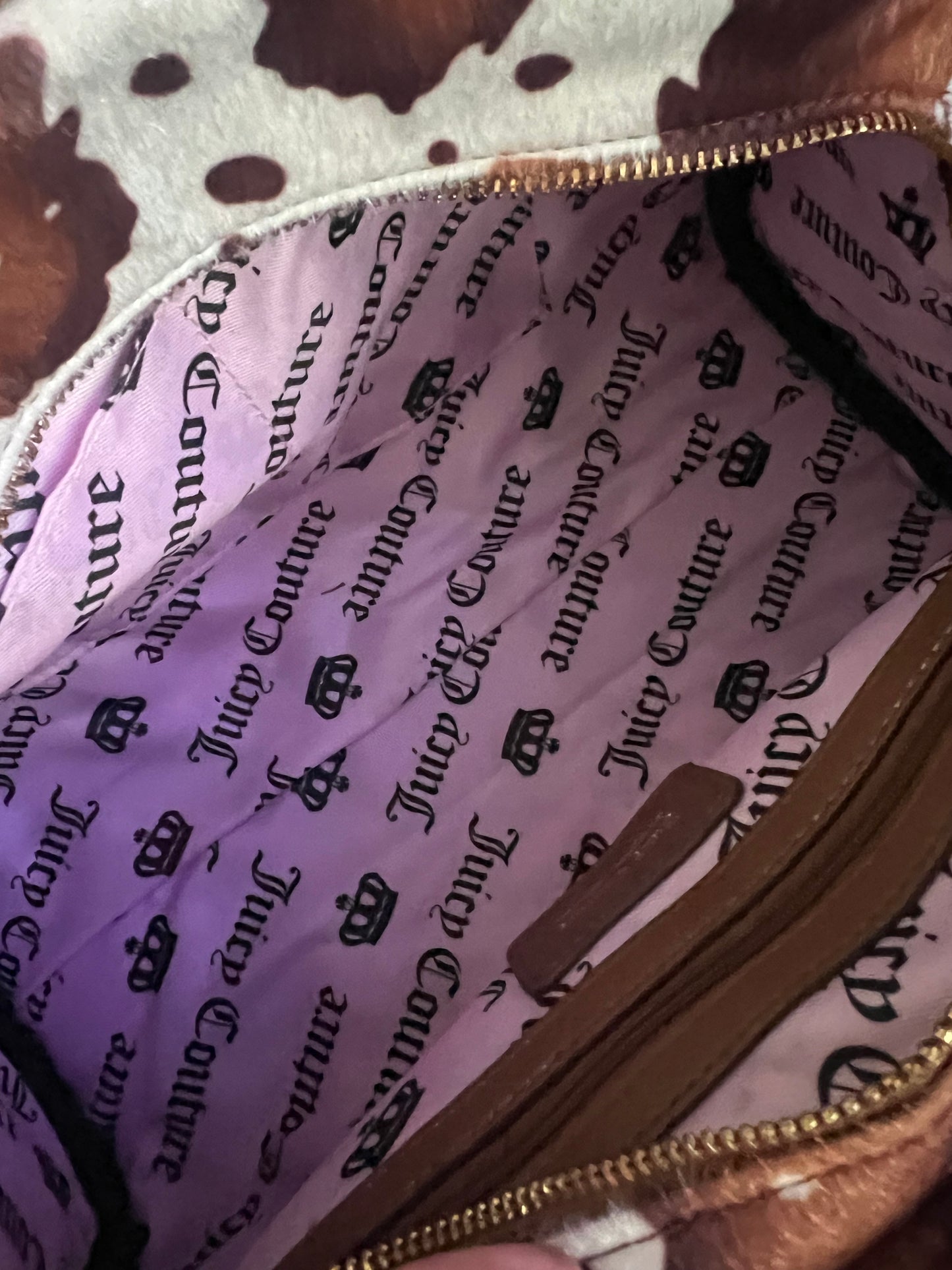 Juicy Cow Print Satchel - NEW