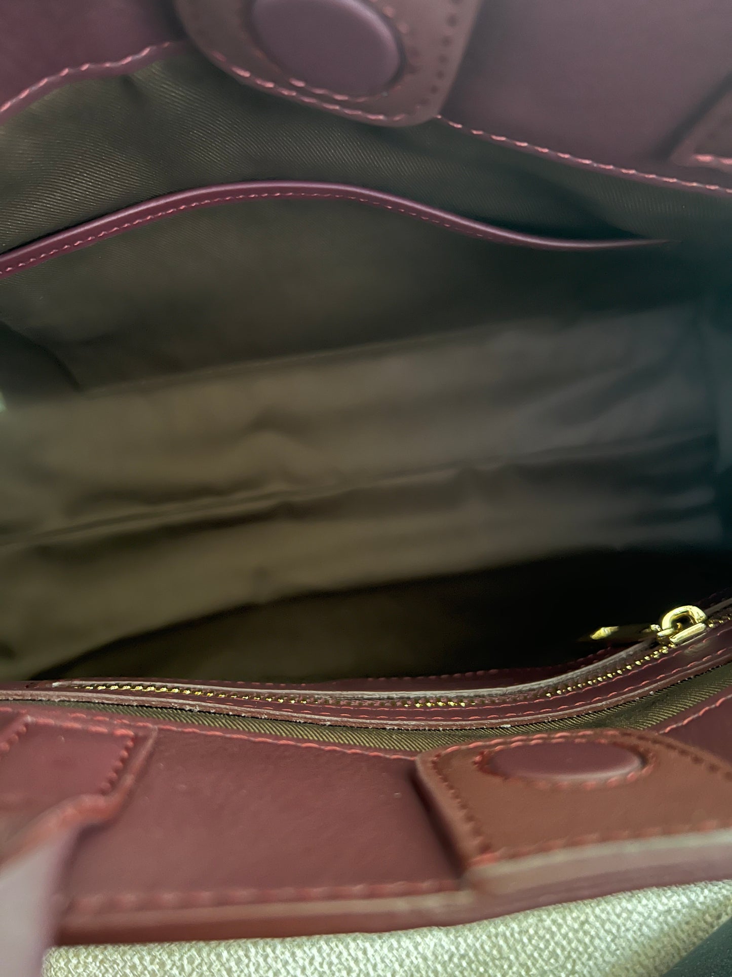 Marina Galanti Burgundy Suede Satchel