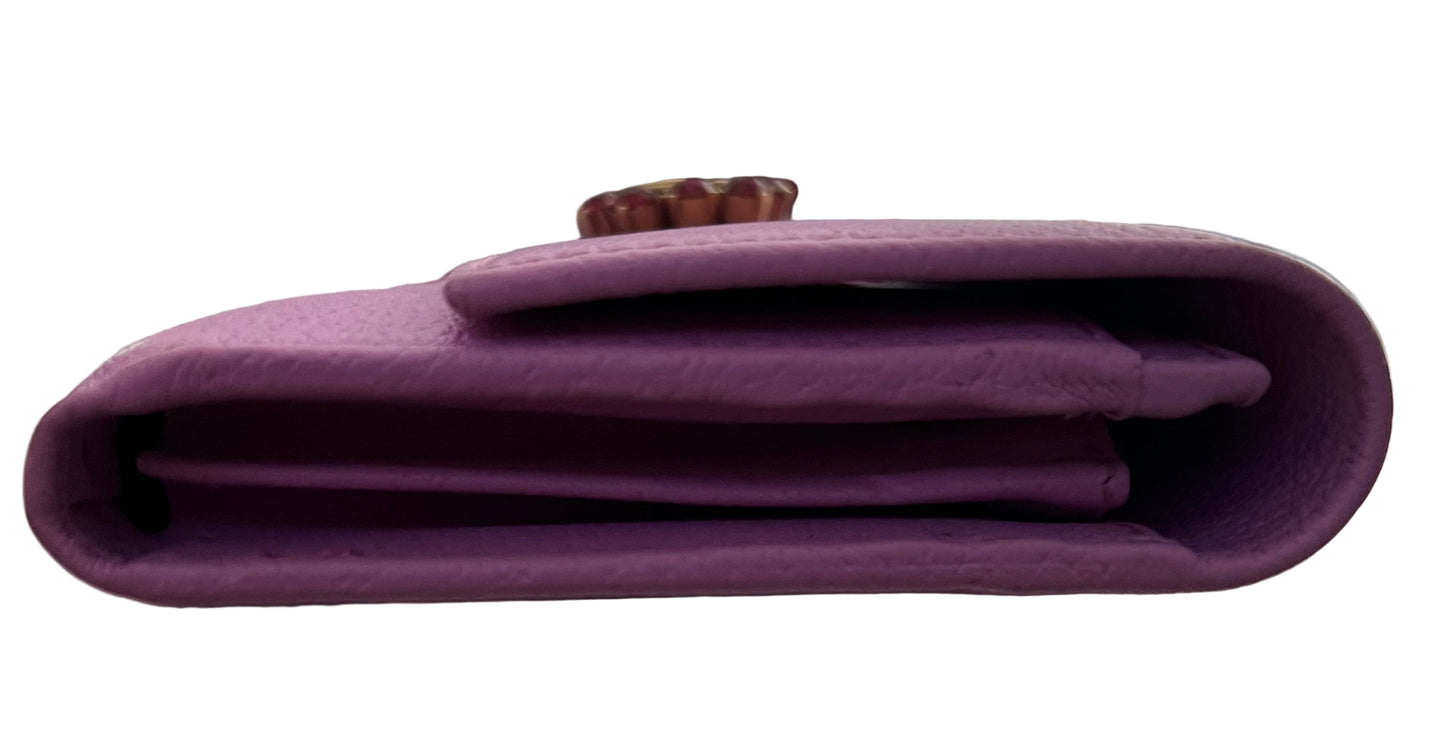Gucci Marmont Long Wallet with Crystal Embellishment