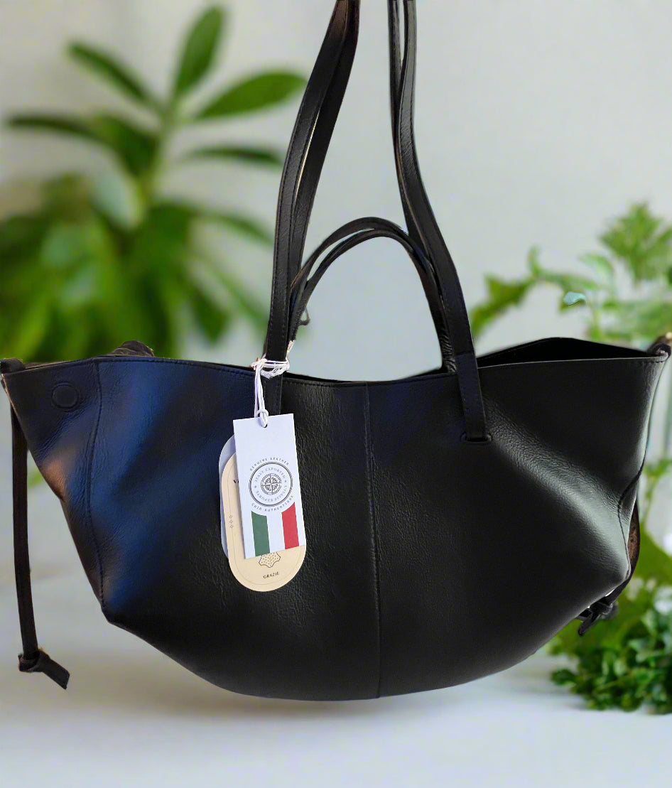 Viola Castellini Leather Convertible Tote