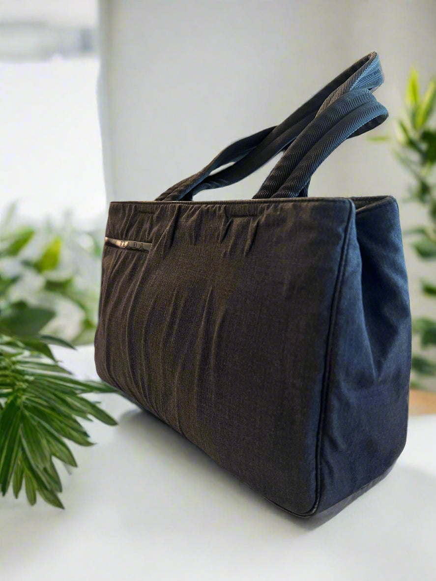 Prada Tessuto Nylon Sport Tote - Dark Gray