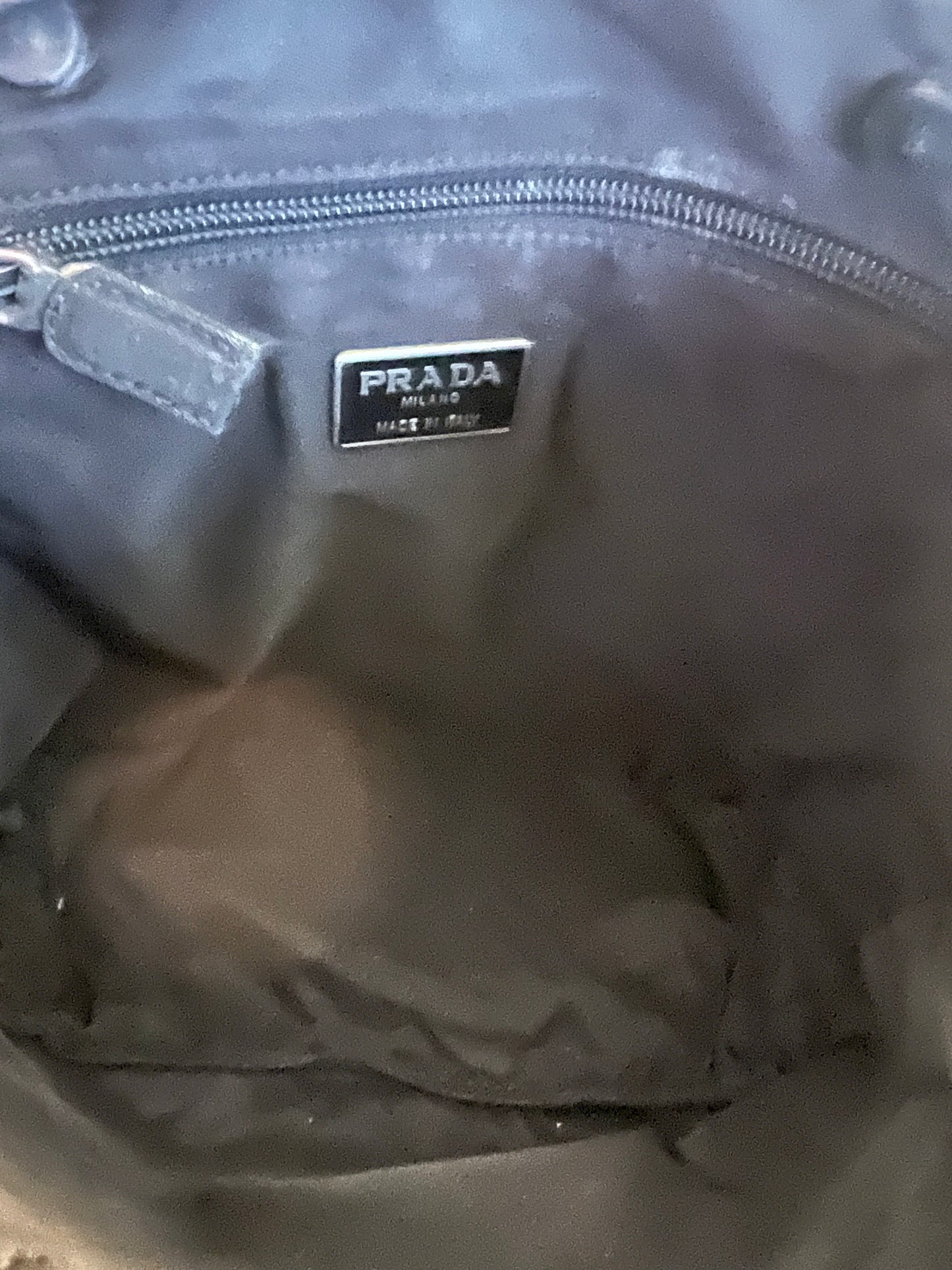 Prada Embellished Roses Nylon Tote